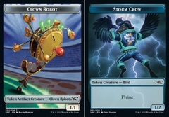 Clown Robot (002) // Storm Crow Double-sided Token - Foil