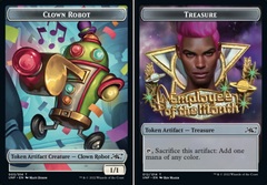 Clown Robot Token (003) // Treasure Token (012) - Foil