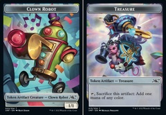 Clown Robot Token (003) // Treasure Token (013) - Foil