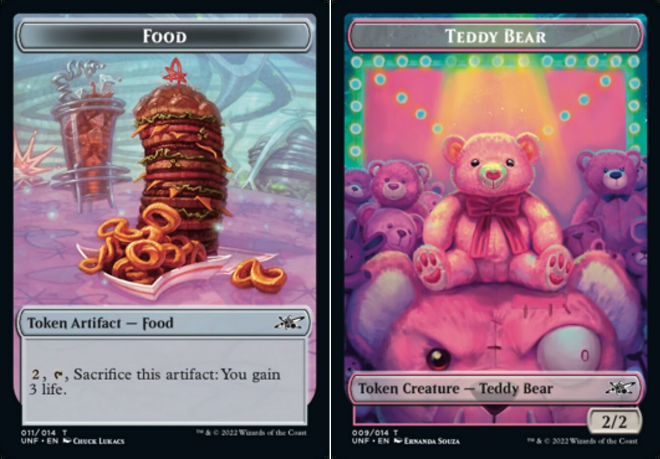 Food Token (011) // Teddy Bear Token - Foil