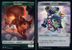 Squirrel (008) // Treasure (013) Double-Sided Token - Foil