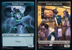 Storm Crow Token // Zombie Employee Token - Foil