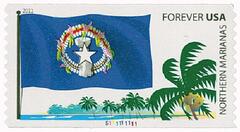 First-Class Forever Stamp - Flags of Our Nation, Northern Mariana Islands