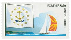First-Class Forever Stamp - Flags of Our Nation: Rhode Island
