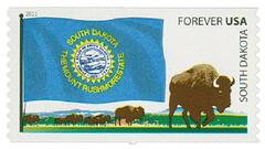 First-Class Forever Stamp - Flags of Our Nation: S. Dakota