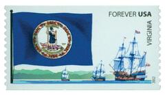 First-Class Forever Stamp - Flags of Our Nation: Virginia