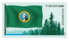 First-Class Forever Stamp - Flags of Our Nation: Washington