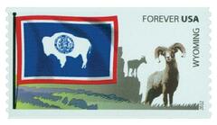 First-Class Forever Stamp - Flags of Our Nation: Wyoming