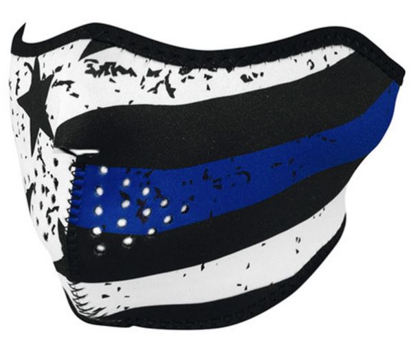 HALF MASK NEOPRENE THIN BLUE LINE