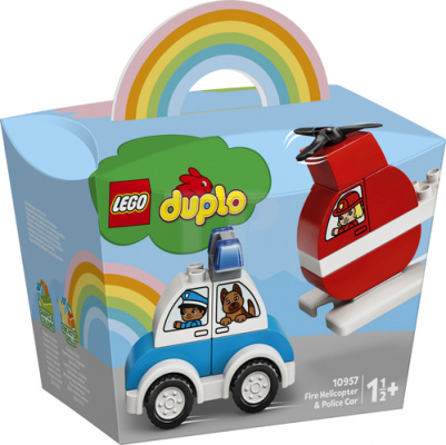 LEGO 10957 Fire Helicopter & Police Car