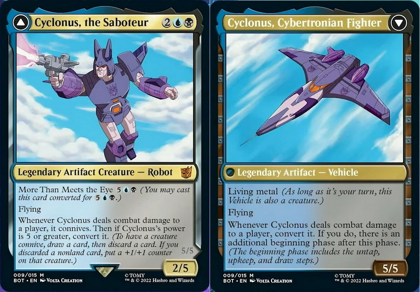 Cyclonus, the Saboteur // Cyclonus, Cybertronian Fighter