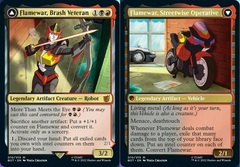 Flamewar, Brash Veteran // Flamewar, Streetwise Operative (010)