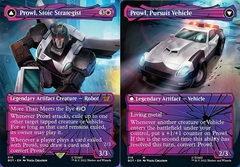 Prowl, Stoic Strategist // Prowl, Pursuit Vehicle - Foil - Shattered Glass