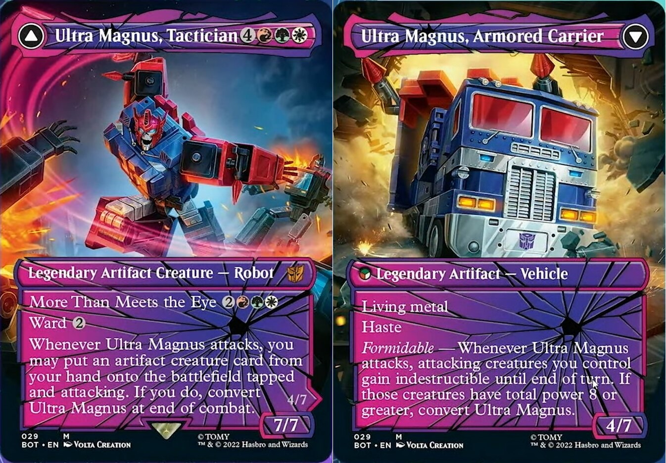 shattered glass mtg cards Shattered Glass Foil Megatron : r/mtgfinance