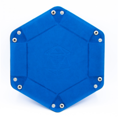 Hexagon Dice Tray - Blue