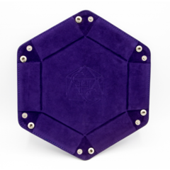 Hexagon Dice Tray - Dark Purple