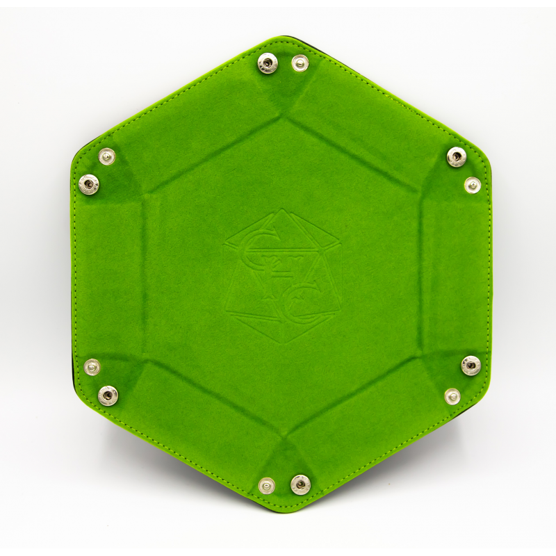 Hexagon Dice Tray - Light Green