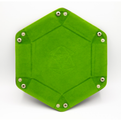 Hexagon Dice Tray - Light Green