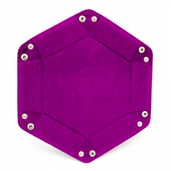 Hexagon Dice Tray - Purple