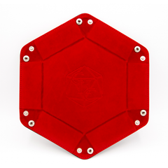 Hexagon Dice Tray - Red