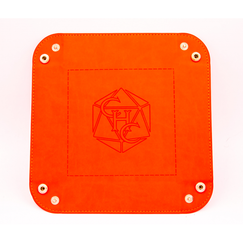 Square Dice Tray - Orange