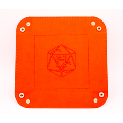 Square Dice Tray - Orange