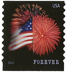 First-Class Forever Stamp - The Star Spangled Banner (Ashton Potter, coil)