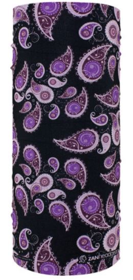 MOTLEY TUBE® POLYESTER PURPLE PAISLEY