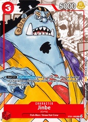 Jinbe - ST01-005 - C - Parallel Art - (Super Pre-Release Stamp)