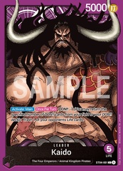 Kaido - ST04-001 - L - (Super Pre-Release Stamp)