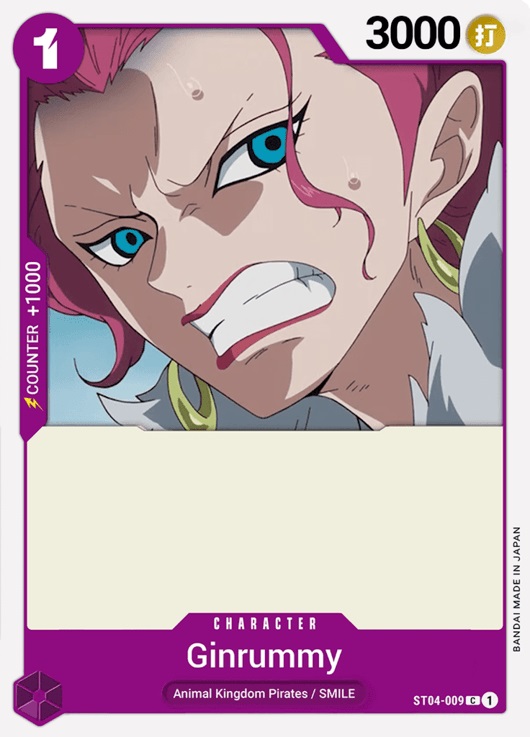 Ginrummy - ST04-009 - C - (Super Pre-Release Stamp)