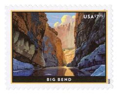 2020 $7.75 Big Bend National Park, Priority Mail