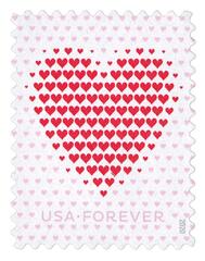 2020 First-Class Forever Stamp - Love Series: Made of Hearts