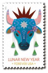 2021 First-Class Forever Stamp - Lunar New Year: Year of the Ox