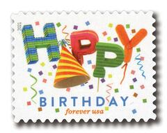 First-Class Forever Stamp - Happy Birthday