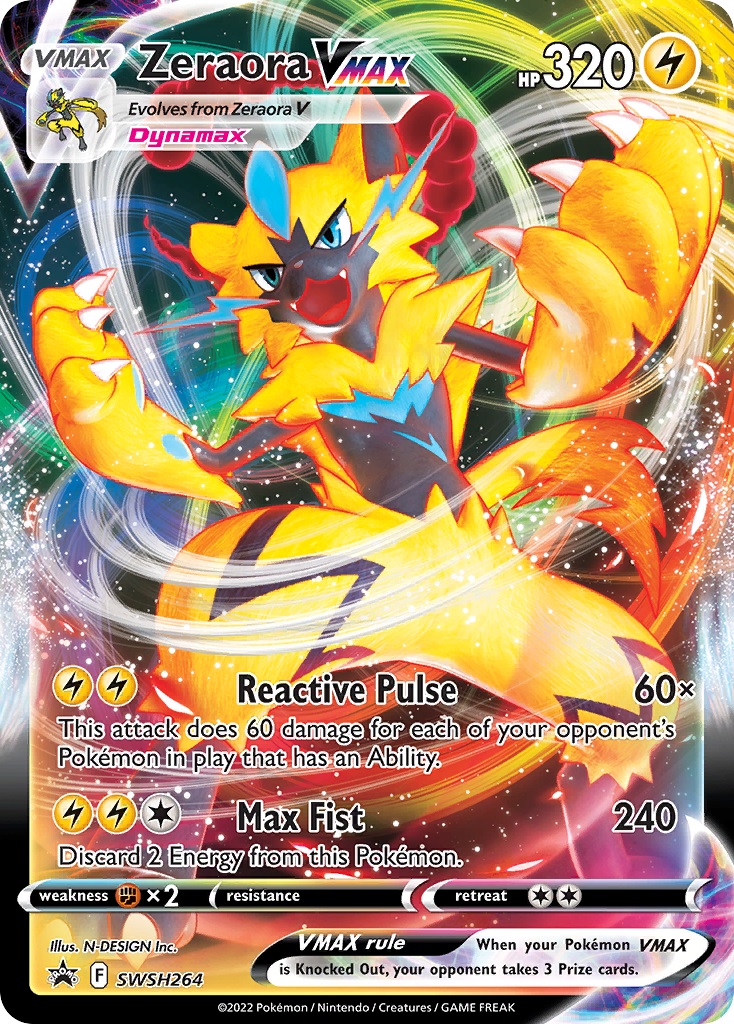 Zeraora VMAX - SWSH264 - SWSH Black Star Promos