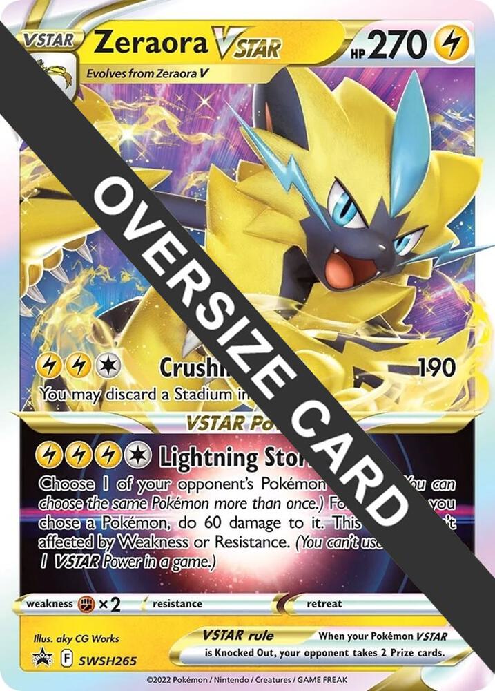 Zeraora VSTAR - SWSH265  - Oversized Promo