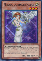 Minerva, Lightsworn Maiden - SDLI-EN002 - Super Rare - Unlimited Edition