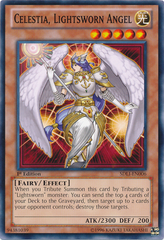 Celestia, Lightsworn Angel - SDLI-EN006 - Common - Unlimited Edition