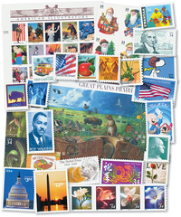 2001 Complete Year Set, 124 stamps
