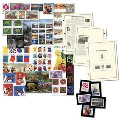 Complete Commemorative Year Set (82 stamps), plus Heritage Supplement and black, split-back mounts