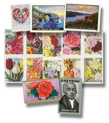 Complete Imperforate Year Set - 15 stamps