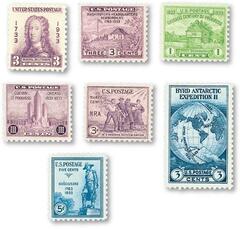 1933 Commemorative Stamp Year Set