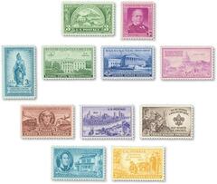 1950 Commemorative Stamp Year Set