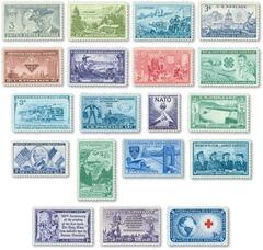 1951-52 Commemorative Stamp Year Set