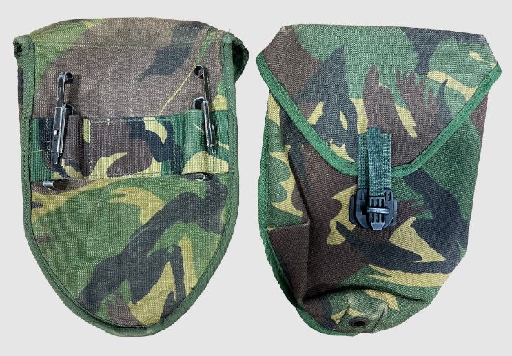 Dutch Military Issue Shovel Cover W/Alice Clips