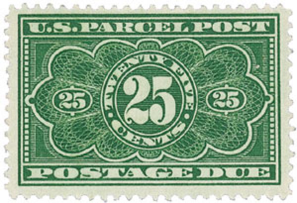 25c Parcel Post Due Stamp