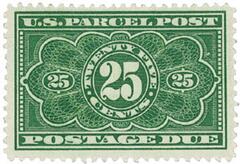 25c Parcel Post Due Stamp