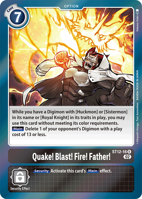 Quake! Blast! Fire! Father! - ST12-16 - R