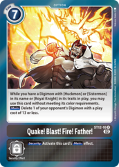 Quake! Blast! Fire! Father! - ST12-16 - R